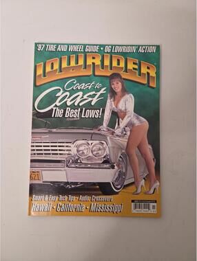 LOWRIDER MAGAZINE MARCH 1997 ft Charlene, Sweet Caddy, Envy Who & Street Sweeper